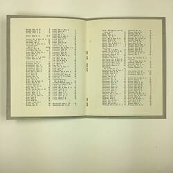 HT 54694, Booklet - Orient Line, Passenger List, 26 Feb 1959 (MIGRATION), Document, Registered