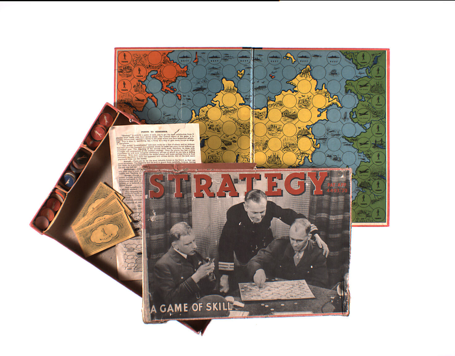 Board Game 'Strategy', G. N. Raymond Pty Ltd, circa 1939
