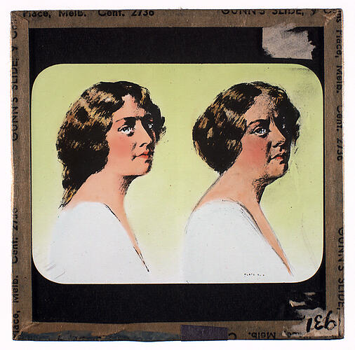 Lantern Slide - Universal Opportunity League, Female Portrait