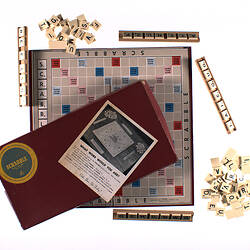 Board Game - Scrabble, T.R. Urban & Co., circa 1950-1965