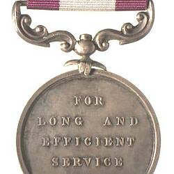 Medal - Victoria Volunteer Forces Long & Efficient Service, Victorian Volunteer Forces, Australia, 1883