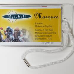 Pass - Emirates Melbourne Cup Day, 1 Nov 2005