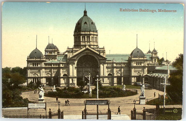 Postcard - Exhibition Building (Documents)