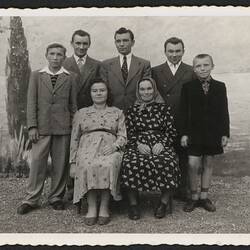 Digital Image - Senjov Family, Trieste, Italy, 1953