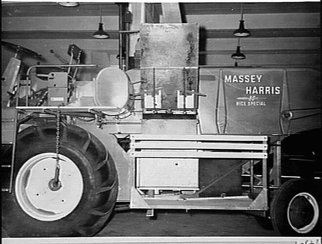 BAGGING PLATFORM ON 80 RICE SPECIAL: APRIL 1956