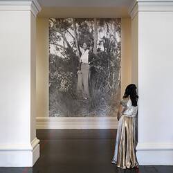 Digital Photograph - 'Holding Ground with Lili Sigalas in the Bush', Pia Johnson, Re-Orient Series, 2024