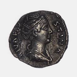 Coin - Denarius, Emperor Antoninus Pius, Ancient Roman Empire, 141 AD