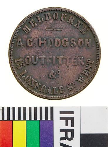 A.G. Hodgson Token Penny