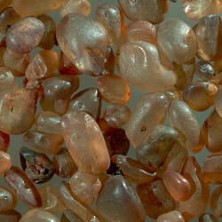 Zircon. Recovered from the same samples as the sapphires of M 48692.