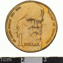 Coin - 1 Dollar, Sir Henry Parkes 1815-1896 Commemorative, Australia, 1996