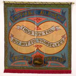 Banner - Australian Boot Trade Employees Federation, Ballarat Branch, circa 1905