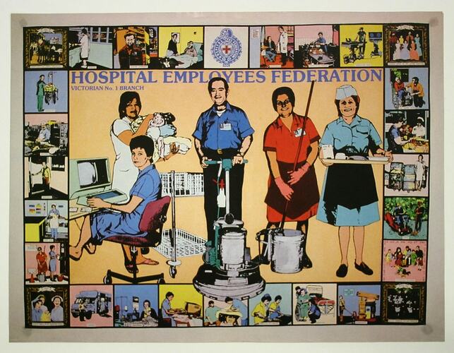 Colour Poster - Hospital Employees Federation