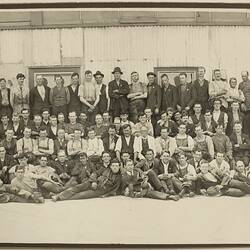 Photograph - Returned Soldiers at Sunshine Harvester Works, 1919