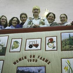 Digital Photograph - Quilt, Women on Farms Gathering, Warragul, 1999