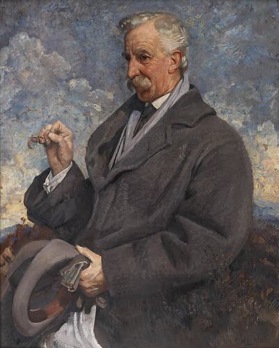 Painting - Baldwin Spencer, George Lambert, Oil, 1921