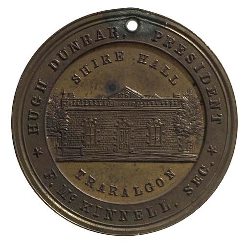 Medal - Queen Victoria Diamond Jubilee, Shire of Traralgon,1897