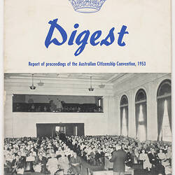 Report - Digest: The Australian Citizenship Convention, 1953