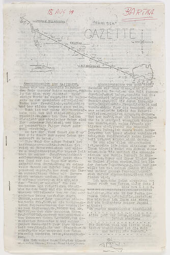 Newspaper - Fair Sea Gazette (August 18, 1949)