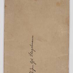 Identity Pass - Issued to J. Stegelman, Royal German Navy, 1906