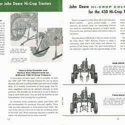 John Deere Hi-Crop Tractors