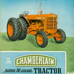 Descriptive Leaflet - Chamberlain Industries Pty Ltd, Super 70 Diesel Tractor, circa 1955