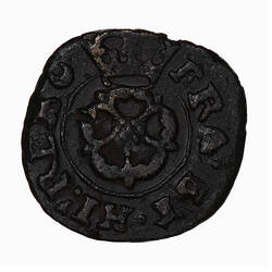 Token - Royal Farthing, Charles I, Great Britain, 1636-1644 (Reverse)