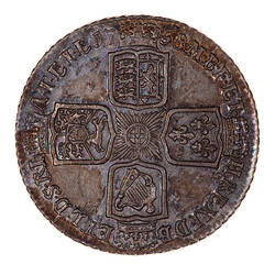 Coin - Shilling, George II, Great Britain, 1758 (Reverse)