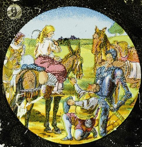 Lantern Slide - Children's Story, Number Nine, 1900-1920