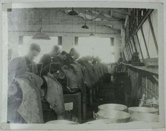 Photograph - Hecla Electrics Pty Ltd, Factory Workers Operating Equipment, circa 1920