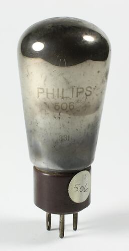 Electronic Valve - Philips, Dual Diode, Type 506, circa 1929