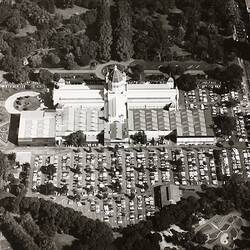 Photograph - Aerial View of the Royal Exhibition Building from North, Melbourne, 1981