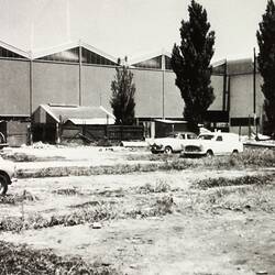 Photograph - North West Frontage of Western Annexe, Exhibition Building, Melbourne, 1962