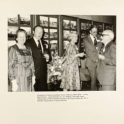 Photograph - Guests at Centenary of Laying Foundation Stone Commemorative Function, Exhibition Building, Melbourne, 1979