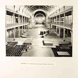 Photograph - Programme '84, Timber Floor Replacement in the Great Hall, Royal Exhibition Buildings, 18 Feb 1985