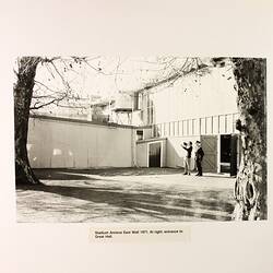 Photograph - Stadium Annexe, North Wall, Exhibition Building, Melbourne, 1971