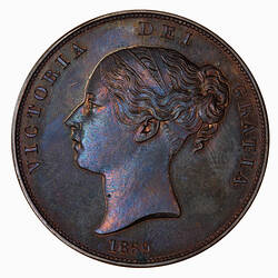 Proof Coin - Penny, Queen Victoria, Great Britain, 1859