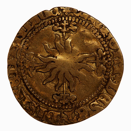 Coin - 1/2 Unicorn, James IV, Scotland, 1488 - 1513 (Reverse)