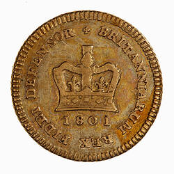 Coin - Third-Guinea, George III, Great Britain, 1801 (Reverse)