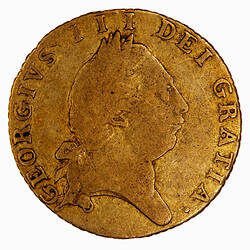 Coin - Half-Guinea, George III, Great Britain, 1788 (Obverse)
