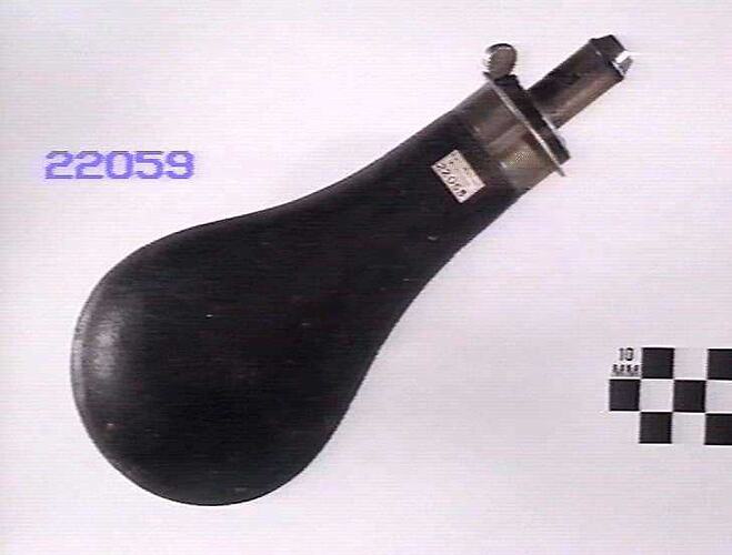 Powder Flask - Leather and Brass