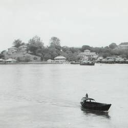 Photograph - Boat in Keppel Harbour, Singapore, World War II, 1941-1942