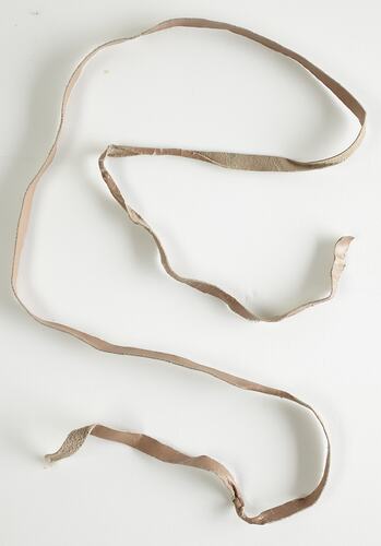 Leather Sample, Leather Lace Strap, 1930s-1970s