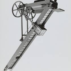 Photograph - Schumacher Mill Furnishing Works, Wooden Crate on Conveyor, Port Melbourne, Victoria, circa 1940s