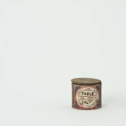 Canister - Table Salt, Larder & Store Room, Doll's House, 'Pendle Hall', 1940s