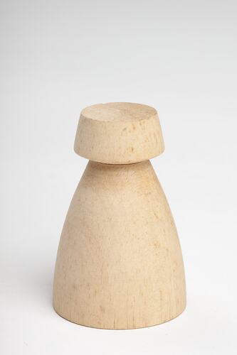 Chess Piece - Adolph Bruhn & Son, Wooden, White Pawn, circa 1970-1990