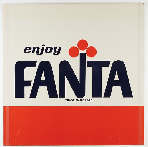 Sign - Fanta, circa 1970