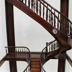 Staircase Model - Heinrich Munzel, Brazilwood, Brazil, 1835-1850