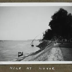 Photograph - Landscape, Nile River, Luxor, Egypt, World War II, 1939-1943