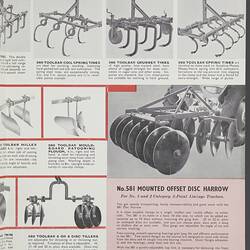 Publicity Leaflet - H.V. McKay Massey Harris, 'Mounted Tools', 1957