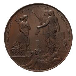 Medal - Extinguishment of Scheldt Dues, Belgium, 1863